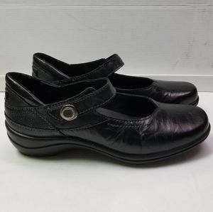 NEW! Romika black stressed leather shoes